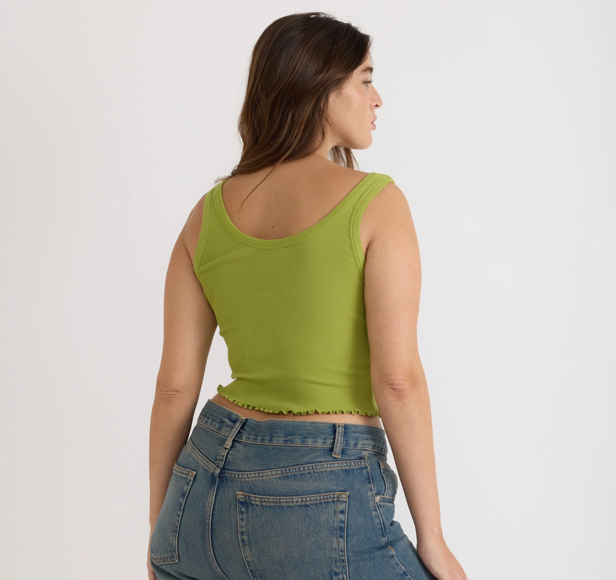 Core Rib Crop Tank Top - Image 3