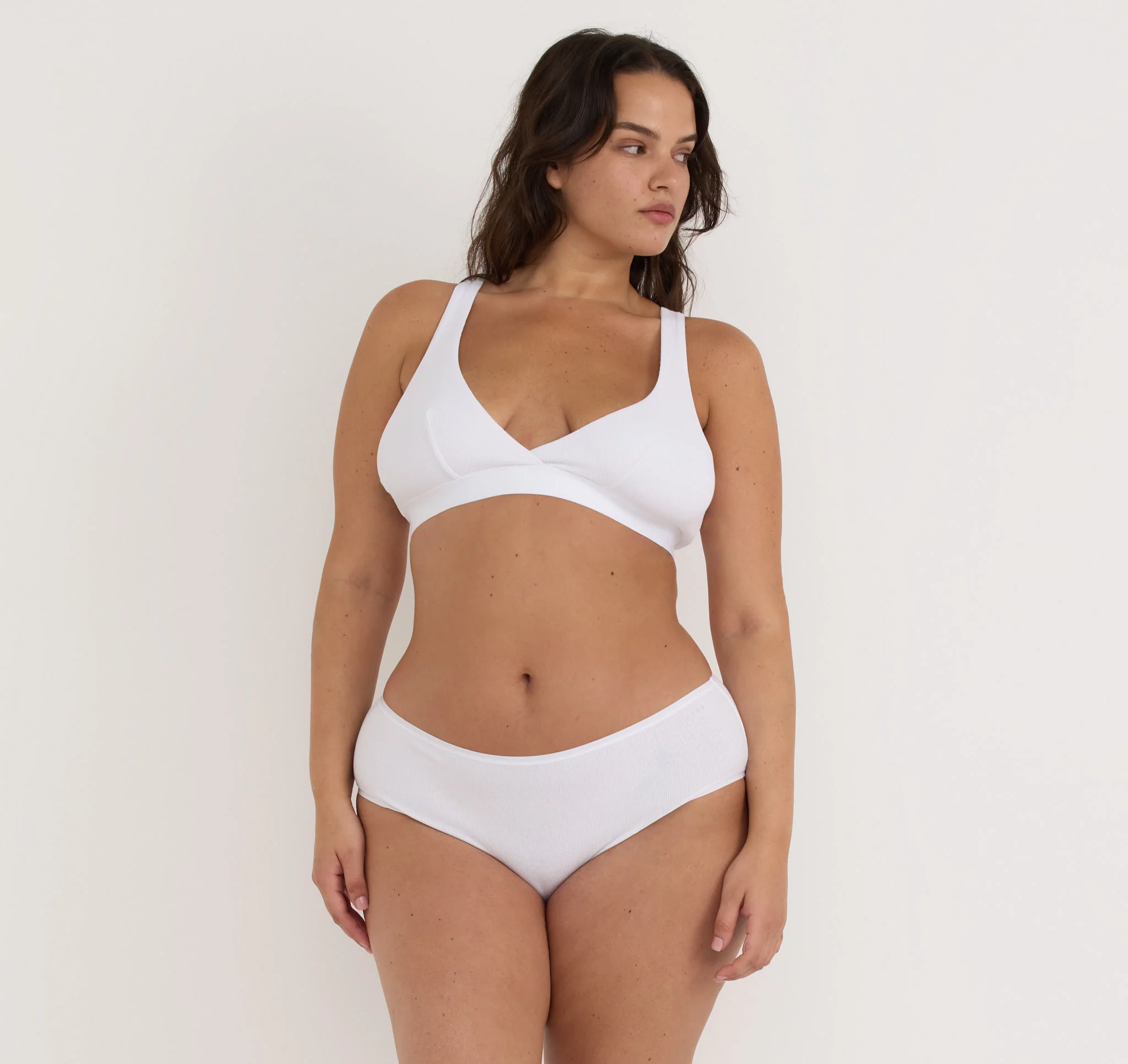 Core Rib Plunge Bralette