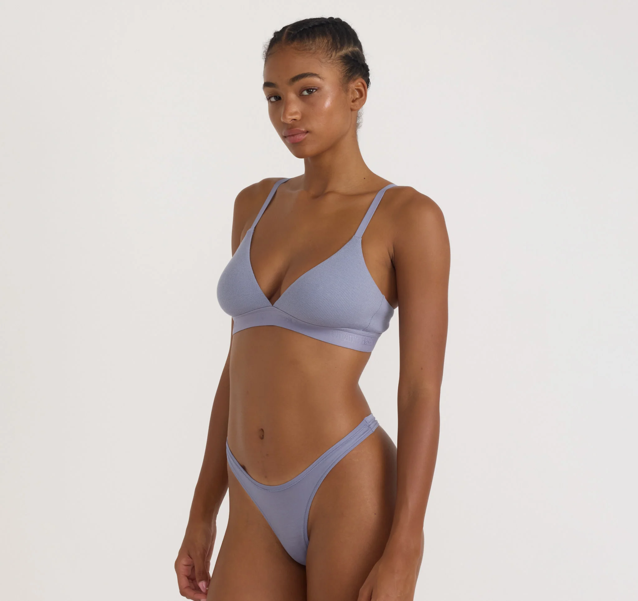 Core Rib Triangle Bralette - Image 2