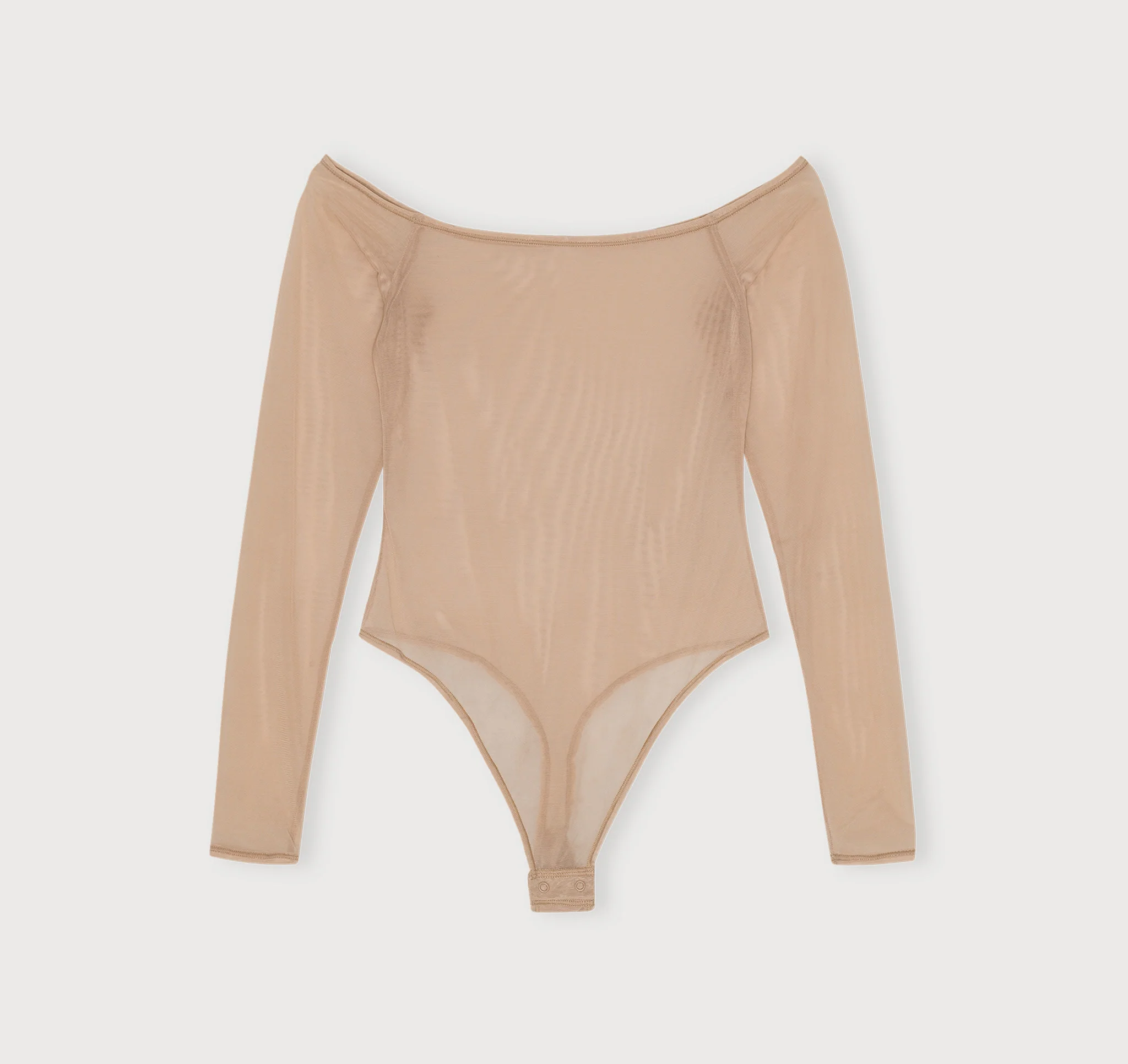 Mesh Off-Shoulder Bodysuit