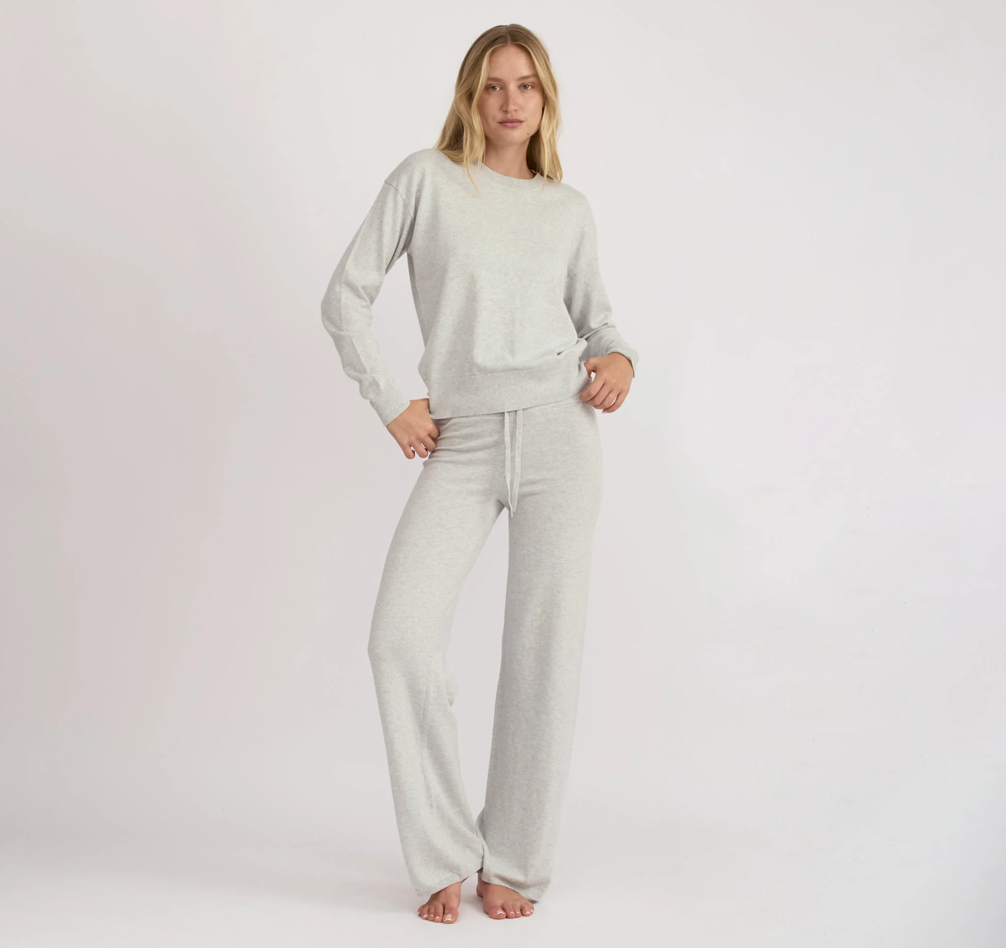 Soft Knit Boxy Crewneck Sweater