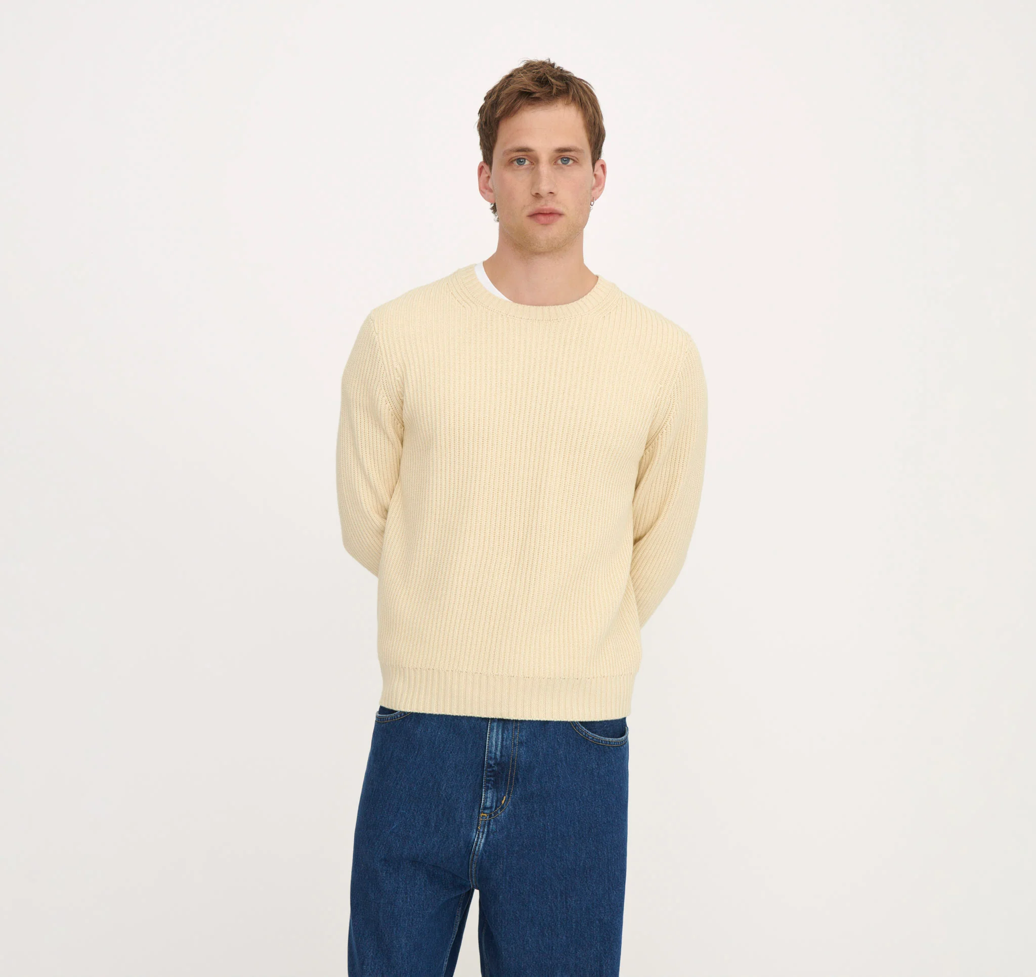 Soft Knit Chunky Crewneck Sweater
