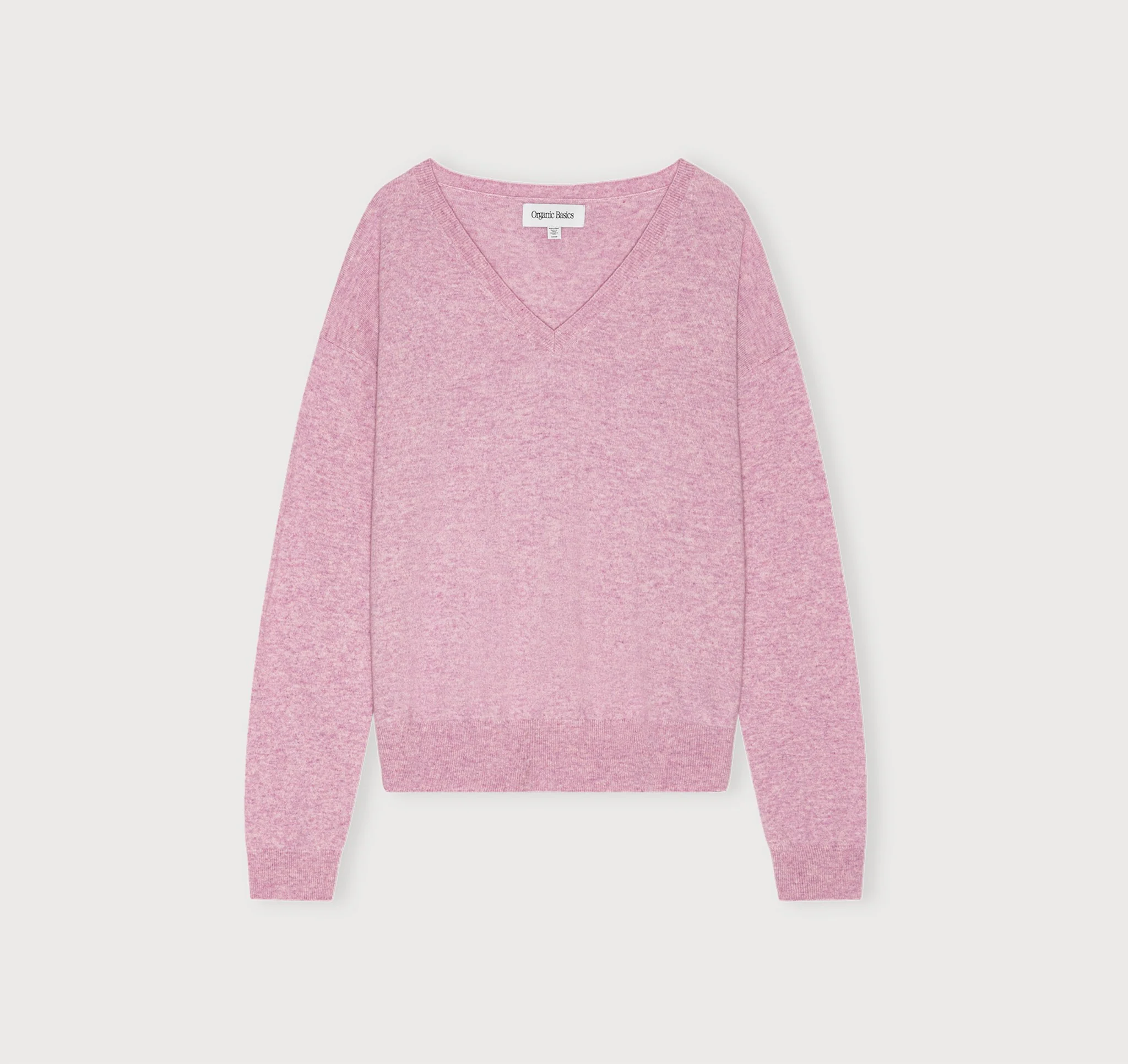 Fine Knit V-Neck Sweater