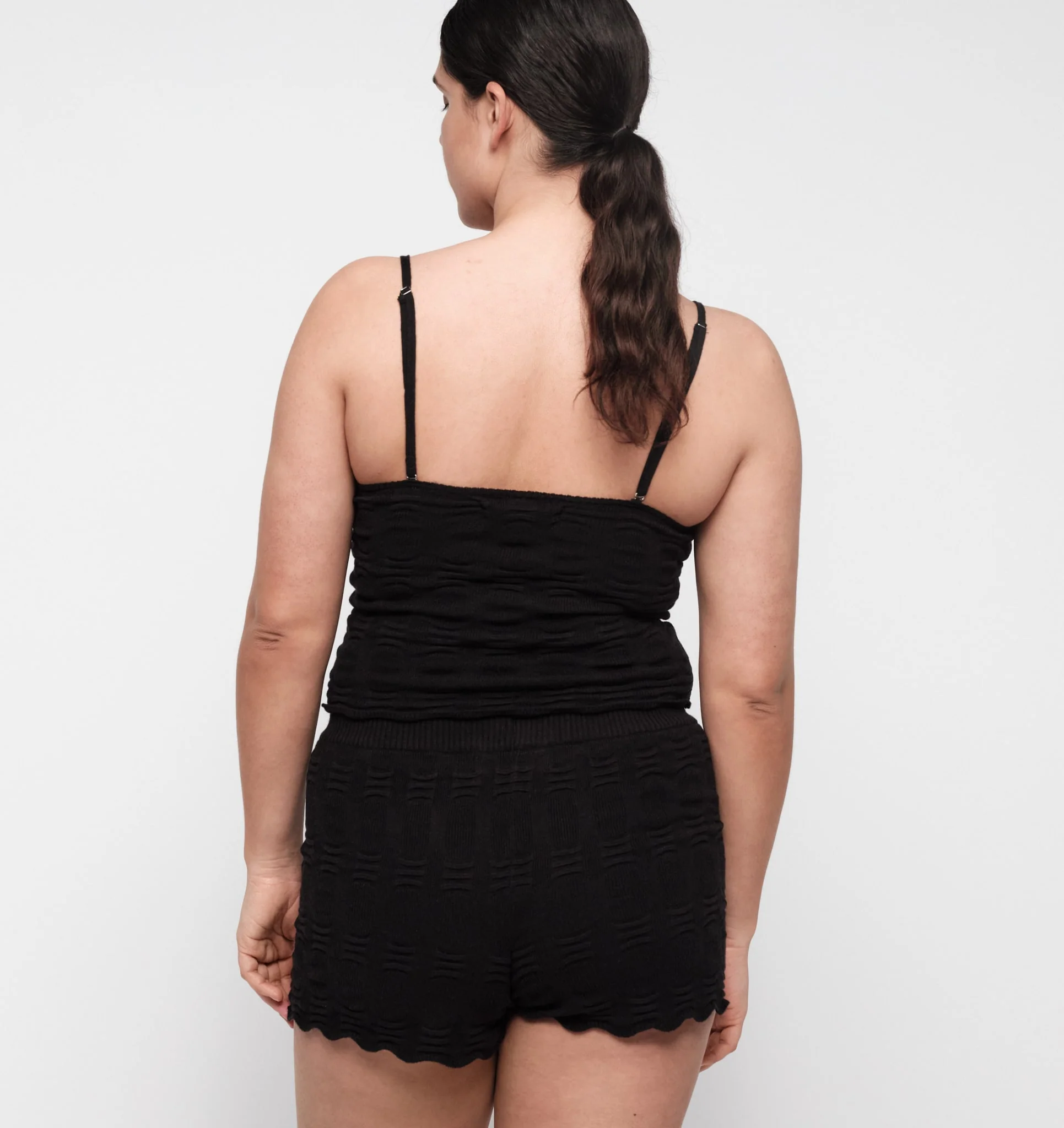Soft Knit Textured Shorts - Image 4