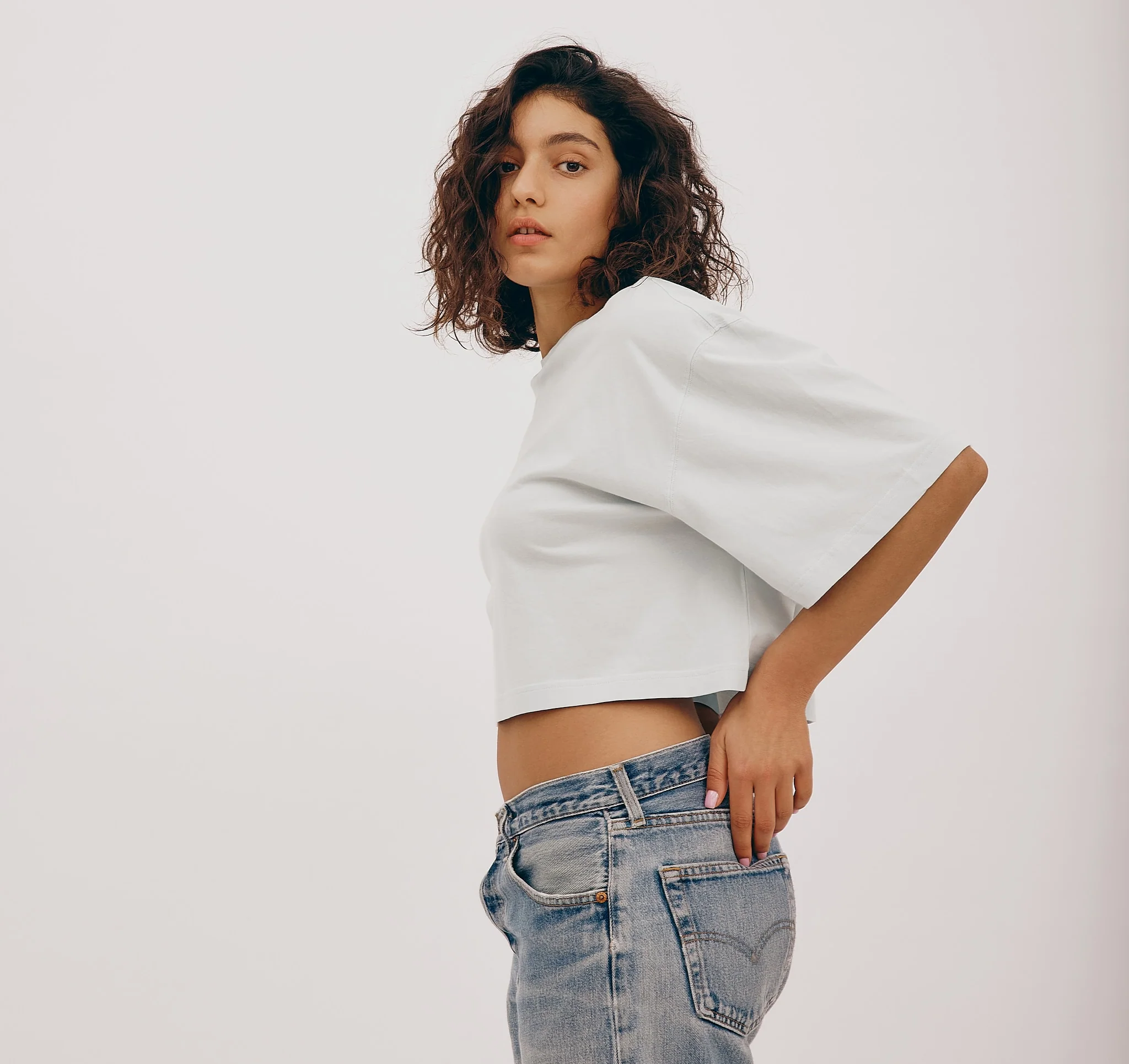 True Boxy Crop Tee - Image 2
